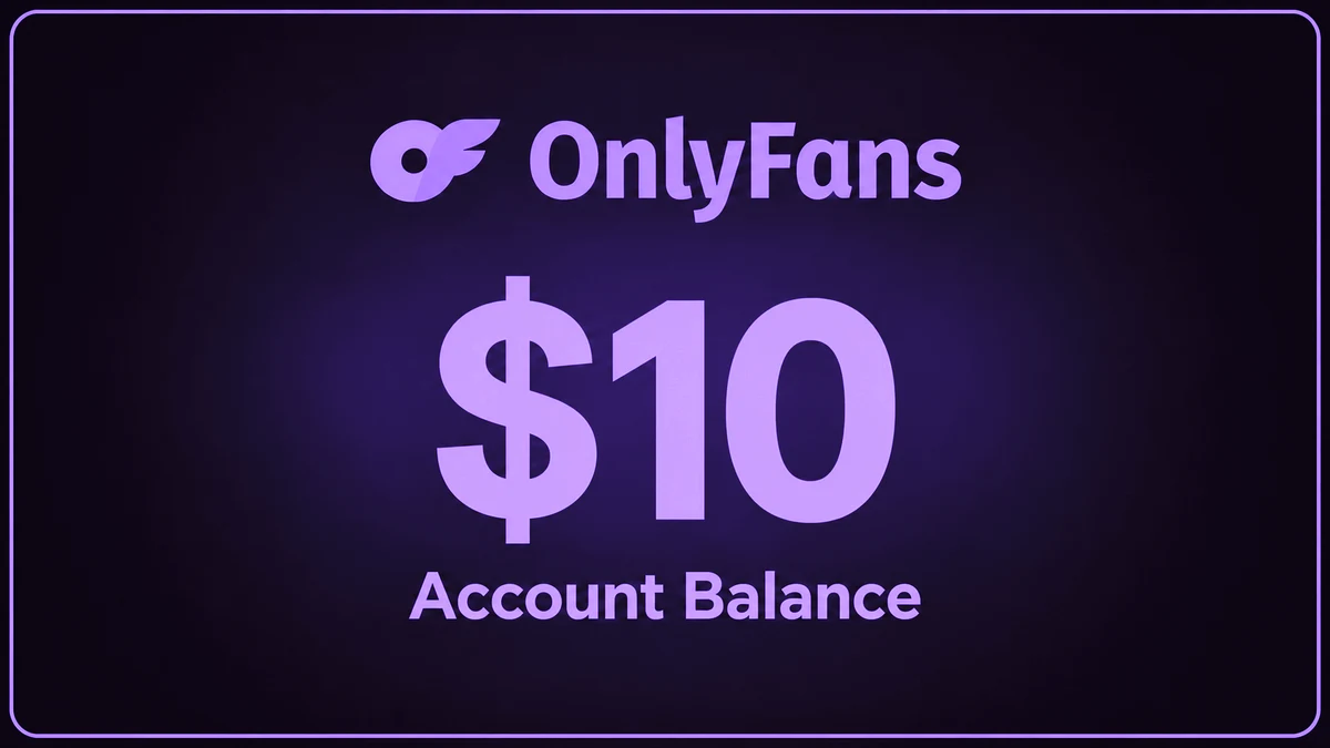 OnlyFans Balance $10