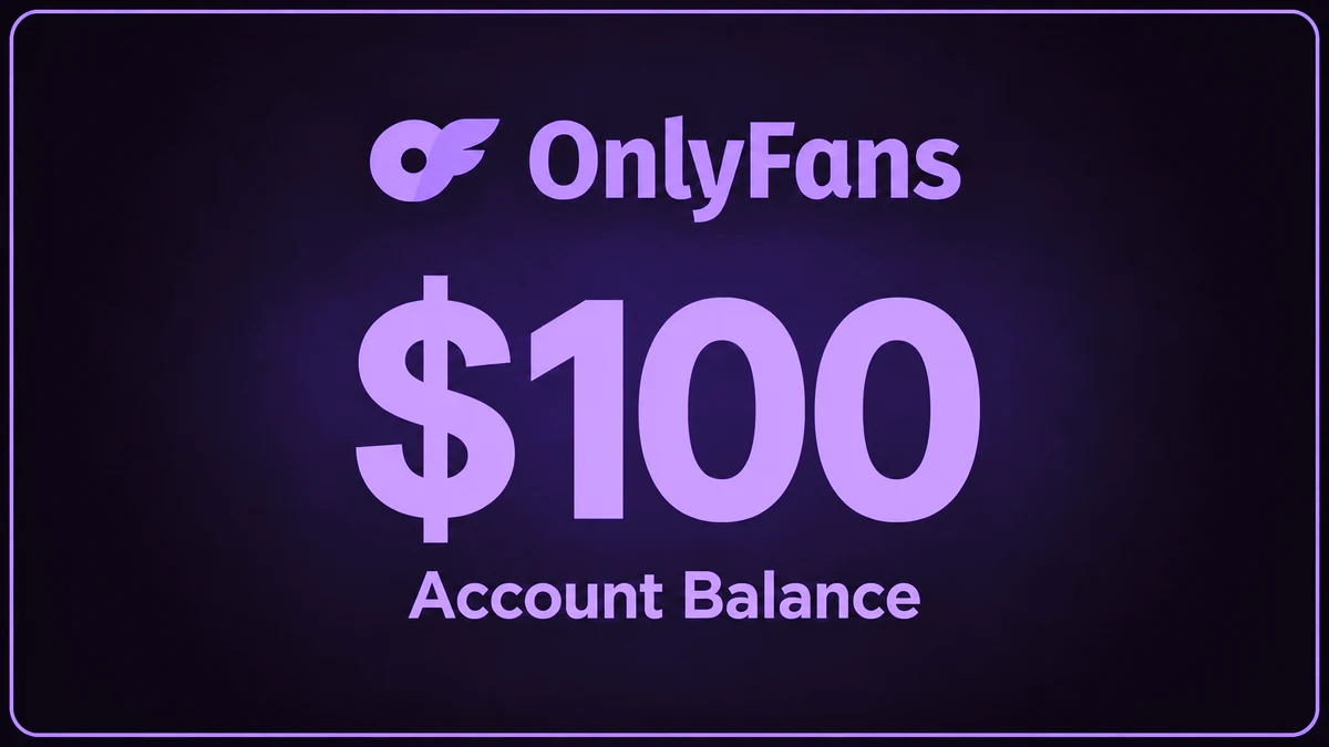 OnlyFans Balance $100